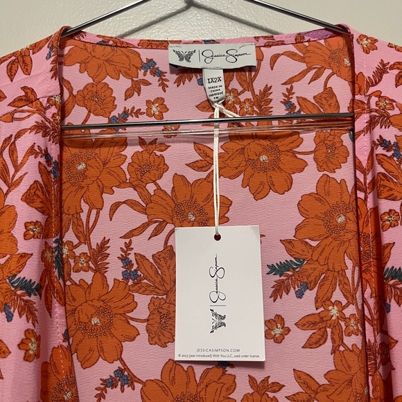 Jessica Simpson Floral Kimono - Picture 3 of 5